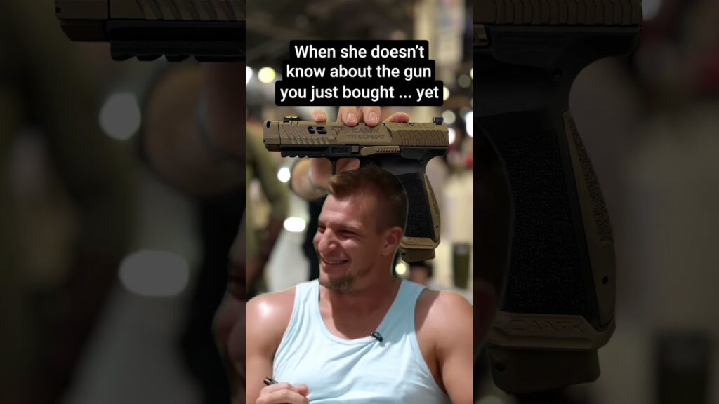 When she doesn't know about the gun you just bought … yet