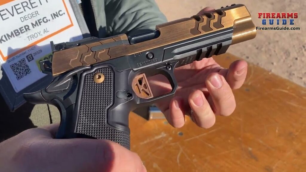 Kimber 2K11 Hi Capacity Double Stack 1911 Pistol shooting at the SHOT Show 2025