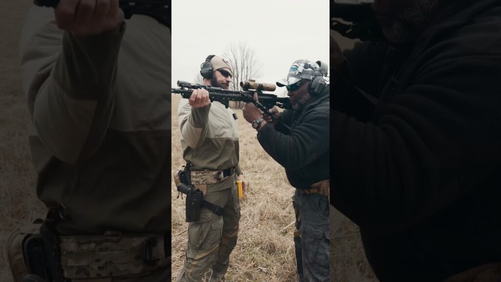 Is there a CORRECT way to hold a rifle? #shorts #military #reels